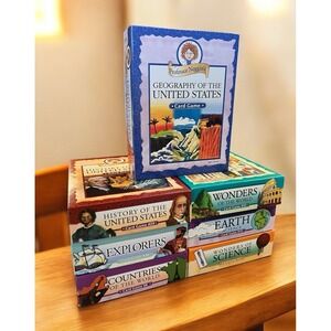 Professor Noggin Card Games Science Geography US History Homeschool Lot 7